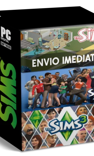 COMBO THE SIMS 1, 2 E 3 PC - ENVIO DIGITAL