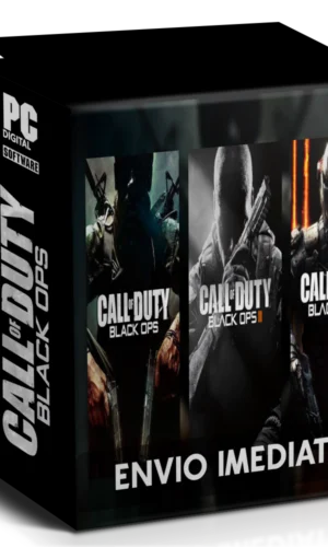 COMBO CALL OF DUTY BLACK OPS 1, 2 E 3 PC - ENVIO DIGITAL