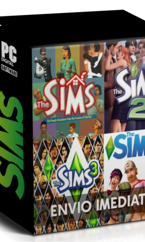 COMBO THE SIMS TODAS EXPANSÕES 1, 2, 3 E 4 PC - ENVIO DIGITAL